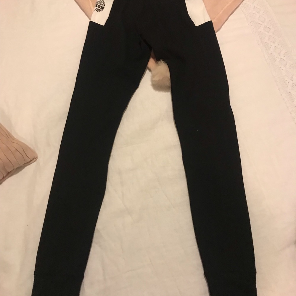 Cuffed from the bottom joggers.